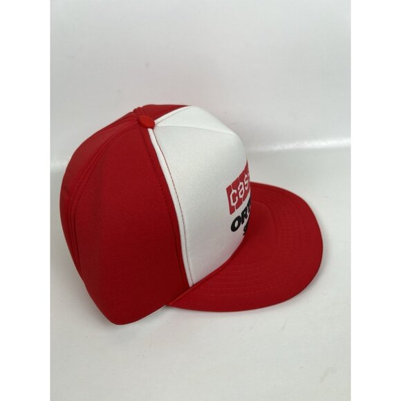 Vintage Case Tractor Insulated Trucker Snapback Hat 80s Farm Winner - Picture 5 of 10